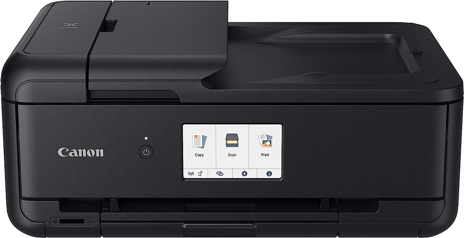 Canon PIXMA TS9520 All In one Wireless Printer Home or Office| Scanner | Copier | Mobile Printing with AirPrint and Google Cloud Print, Black, Works with Alexa, One Size - Image 2